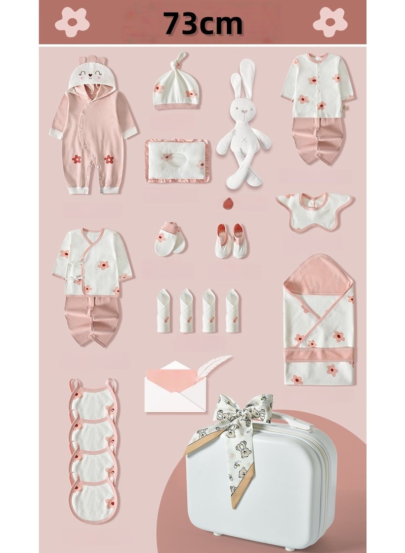 MIXDE 23 pieces of baby clothes gift box, newborn four season set, newborn baby birth meeting gift, full moon gift - Image 3